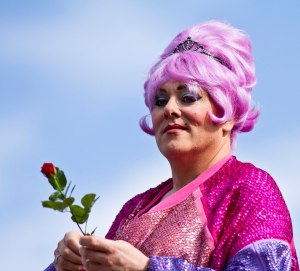 Jon Gnarr at Gay Pride