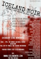 Poster Iceland Noir